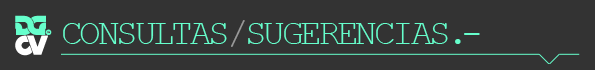●—CONTACTO / Consultas Sugerencias?